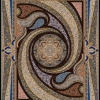 1000shoulder machine carpet, with 3000 in Toos Mashhad0 density, Galaxy design,