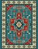 Machine made carpet, tribal pattern, code AB078