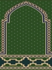 فرش سجاده ای طرح رویا سبز - 02