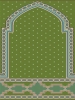 فرش سجاده ای طرح رویا سبز روشن - 06