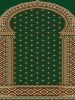 prayer carpet, Khatere pattern, green