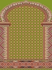 فرش سجاده ای طرح خاطره سبز روشن - 04