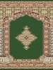 prayer carpet, khezra pattern, green