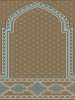 prayer carpet, Roya pattern, red