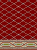 prayer carpet, Sahar pattern, red