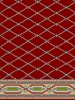 prayer carpet, Sahar pattern, red