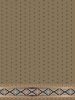 prayer carpet, Sahel pattern, brown