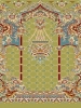prayer carpet, Tasnim pattern, green