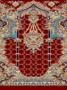 prayer carpet, Tasnim pattern, red