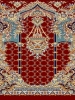 prayer carpet, Tasnim pattern, red
