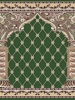 prayer carpet, Soraya pattern, green