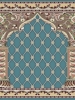 prayer carpet, Soraya pattern, blue
