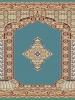 prayer carpet, khezra pattern, blue