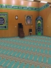 prayer carpet, Soraya pattern, turquoise