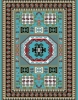 Machine made carpet, tribal pattern, code AB081