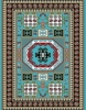 Machine made carpet, tribal pattern, code AB081