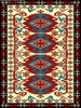 Machine made carpet, tribal pattern, code AB091