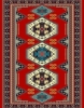 Machine made carpet, tribal pattern, code AB092