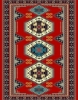 Machine made carpet, tribal pattern, code AB092