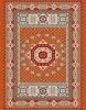 Machine made carpet, tribal pattern, code AB093