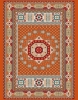 Machine made carpet, tribal pattern, code AB093
