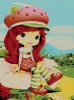 Strawberry girl puppet carpet,  Toos Mashhad