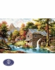 1200reeds tableau rug, 50*100 centimeters, code 2037T