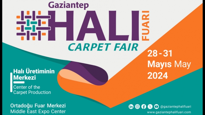نمایشگاه فرش ماشینی تویاپ 2024 Hali در قازی‌انتپ ترکیه