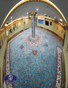 فرش قواره بزرگ قرارگاه خاتم النبیا توس مشهد