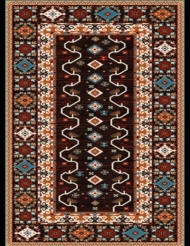 Machine made carpet, tribal pattern, code AB094