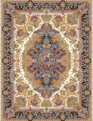 1000shoulder machine carpet, density 3000, Parvin design in Toos Mashhad