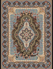 1000shoulder machine carpet, padeshah Toos design, Toos Mashhad