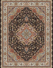 1000shoulder machine carpet, with 3000 density, Heris design, Toos Mashhad