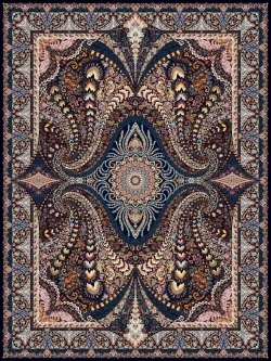 1000 reeds machine carpet with 3000 density Par Yas design code 1020