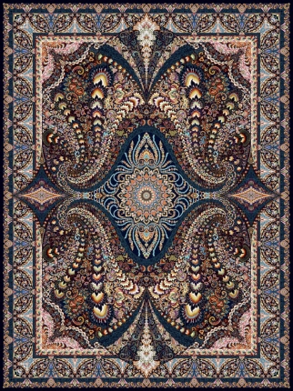 1000 reeds machine carpet with 3000 density Par Yas design code 1020