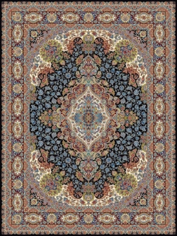 1000 reeds machine carpet density 3000 Pasand design code 1072