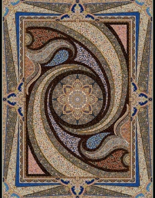 1000shoulder machine carpet, with 3000 in Toos Mashhad0 density, Galaxy design,