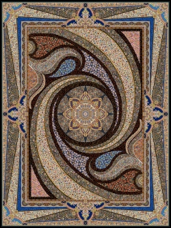 1000 reeds machine carpet with 3000 density Galaxy design code 1046