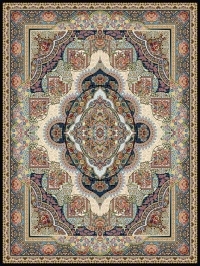 1000 reeds machine carpet Pinar design code 1073