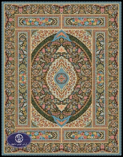 700 reeds carpet Shorangiz design code 7025