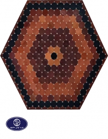 leather and skin rug, code 20