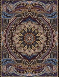 1000shoulder machine carpet with a density of 3000, Padideh design, , Toos Mashhad