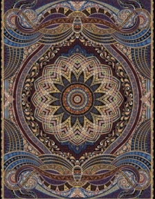 1000shoulder machine carpet with a density of 3000, Padideh design, , Toos Mashhad