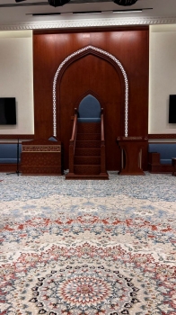 فرش بزرگ پارچه حسینیه شهداء الطف-بحرین