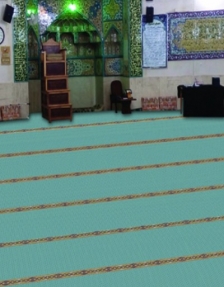 Toos Mashhad  prayer carpet, Sahel pattern