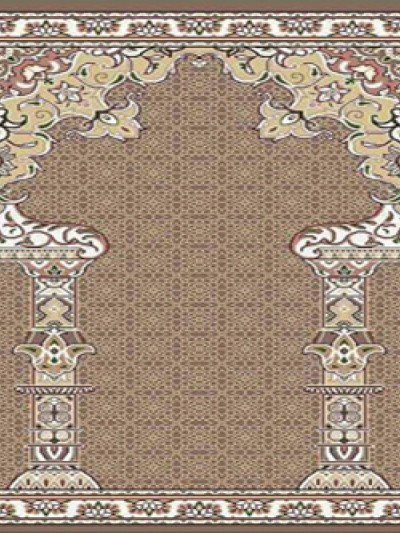 prayer carpet, Elia pattern, brown