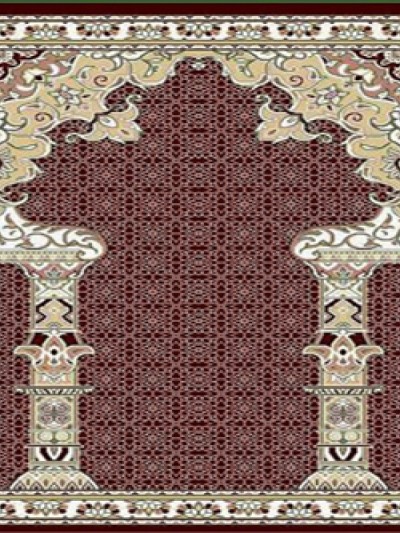 prayer carpet, Elia pattern, red