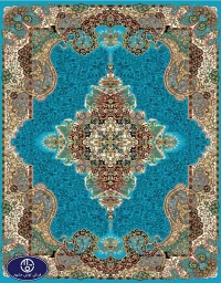 Cheap 700 reeds carpet. code: 6020. blue
